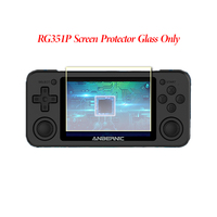 Anbernic-rg351p torba Case Shell ekran hartowany szkło Protector RG351M RG351 przenośna konsola odtwarzacz gier akcesoria moduł Wifi 4